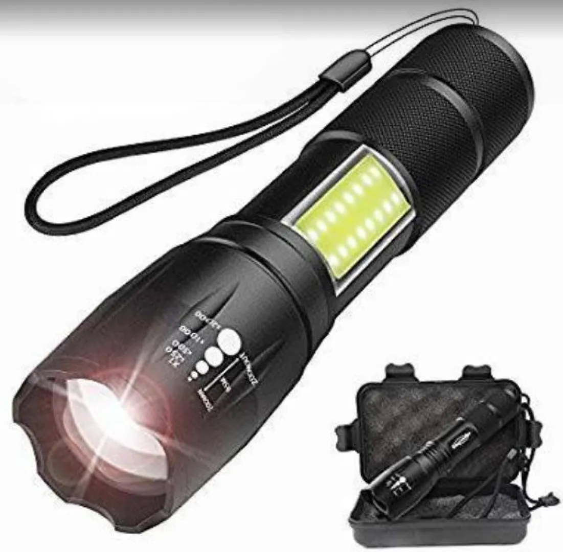 T6 led flashlight with cob light | Outdoor Innovation