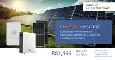 SUNSYNK 8KW system | World of Sun & Wind Power