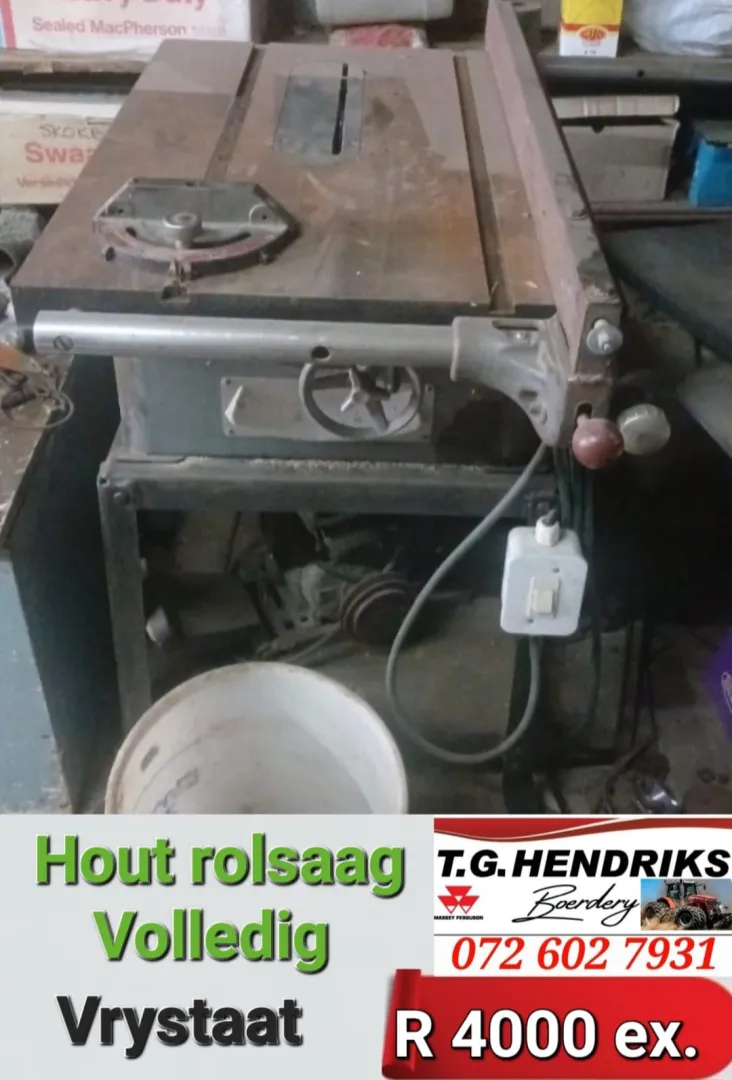 Hout rolsaag | Volledig | T.G Hendriks boerdery