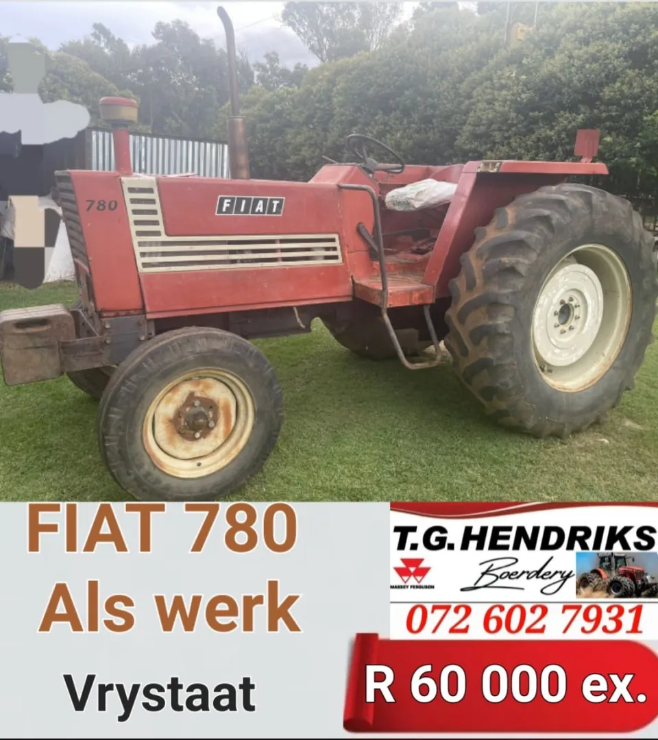 Fiat 780 | Alles werk | T.G Hendriks boerdery