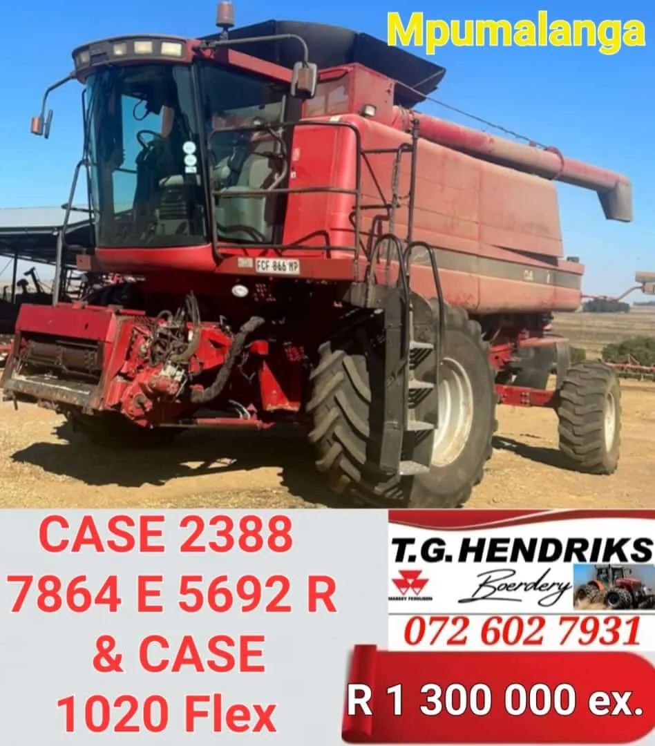 Case 2388 en Case 1020 flex | T.G Hendriks boerdery