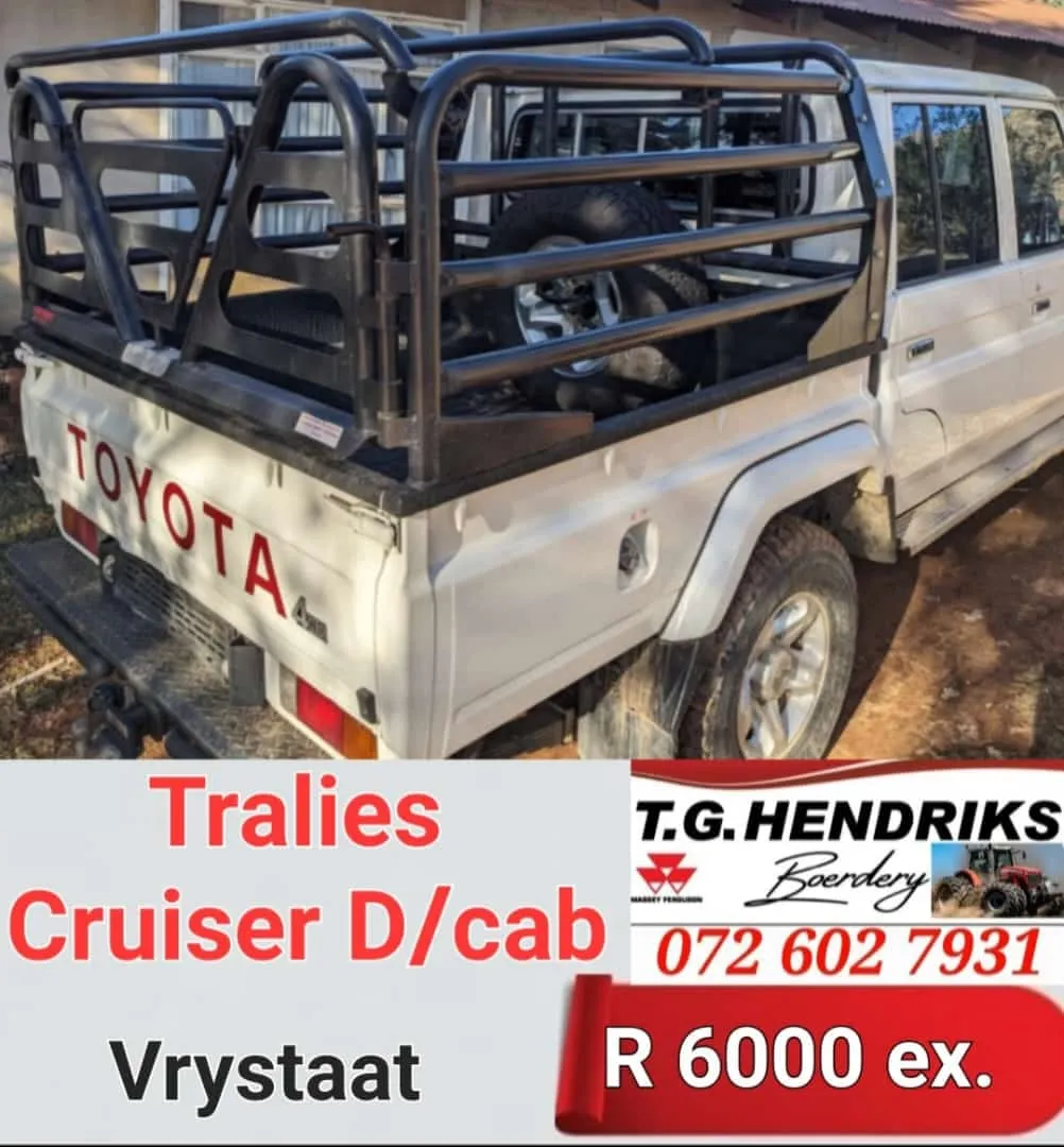 Tralies cruiser D/cab | T.G Hendriks boerdery