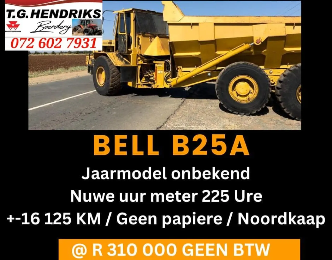 Bell B25A | T.G Hendriks boerdery