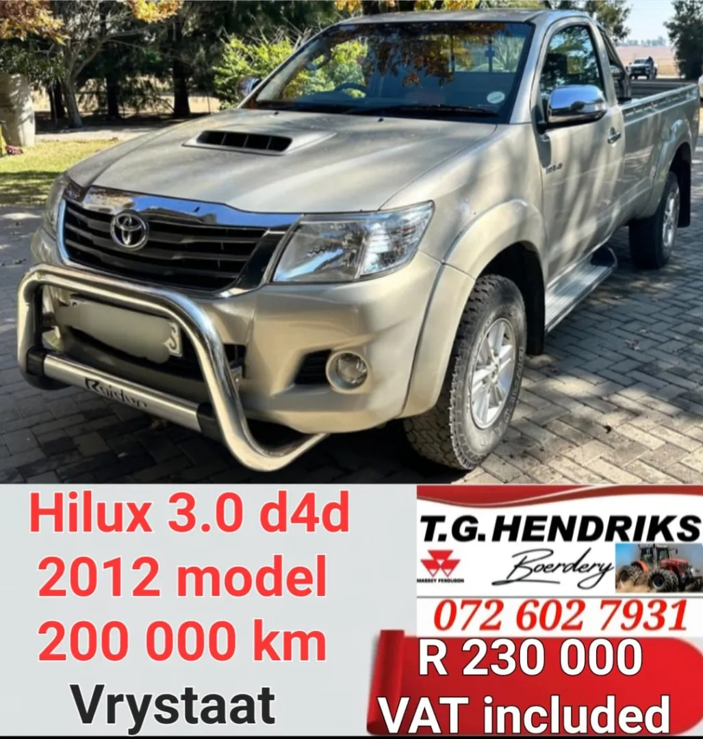 Hilux 3.0 d4d 2012 | T.G Hendriks boerdery