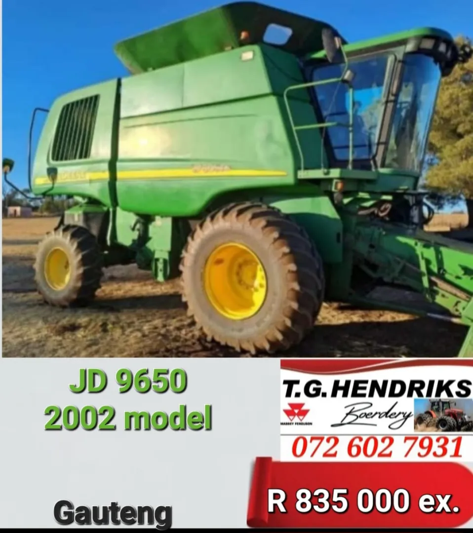 John Deere 9650 2002 model | T.G Hendriks boerdery