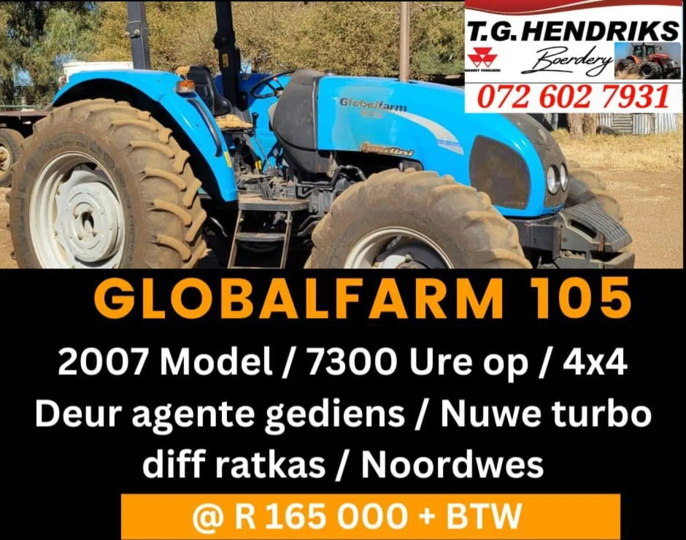Globalfarm 105 2007 model | T.G Hendriks boerdery