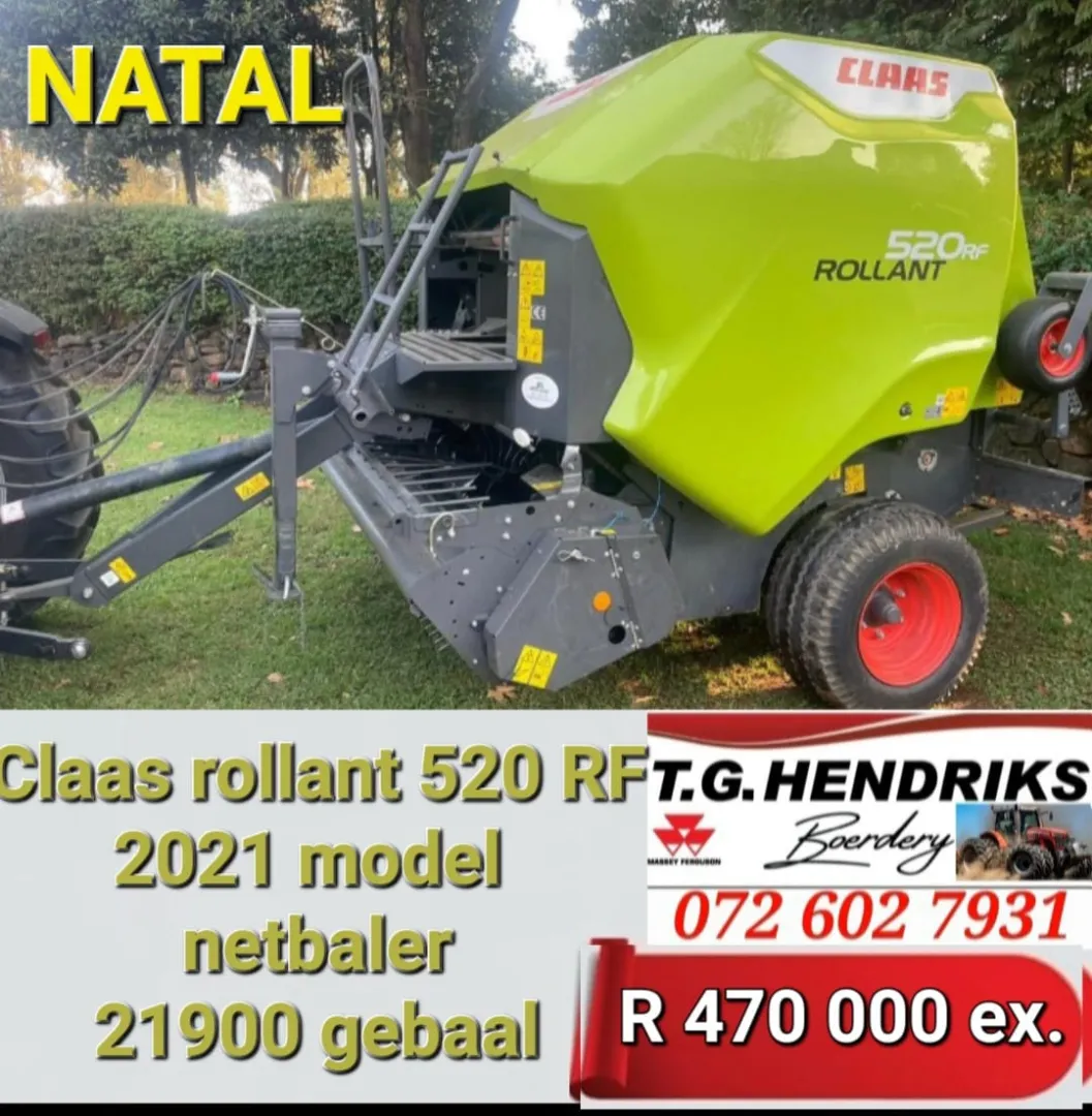 Claas Rollant 520 RF 2021 model | T.G Hendriks boerdery