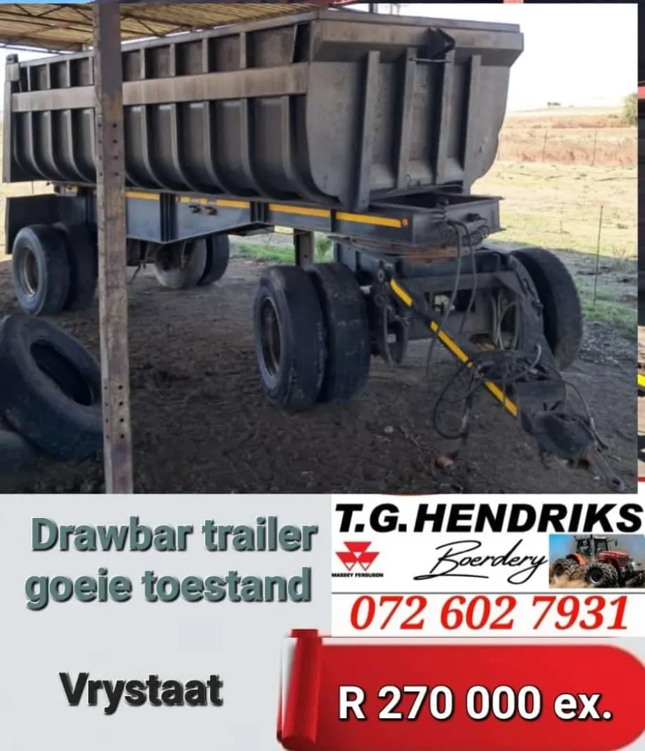 Drawbar trailer | T.G Hendriks boerdery