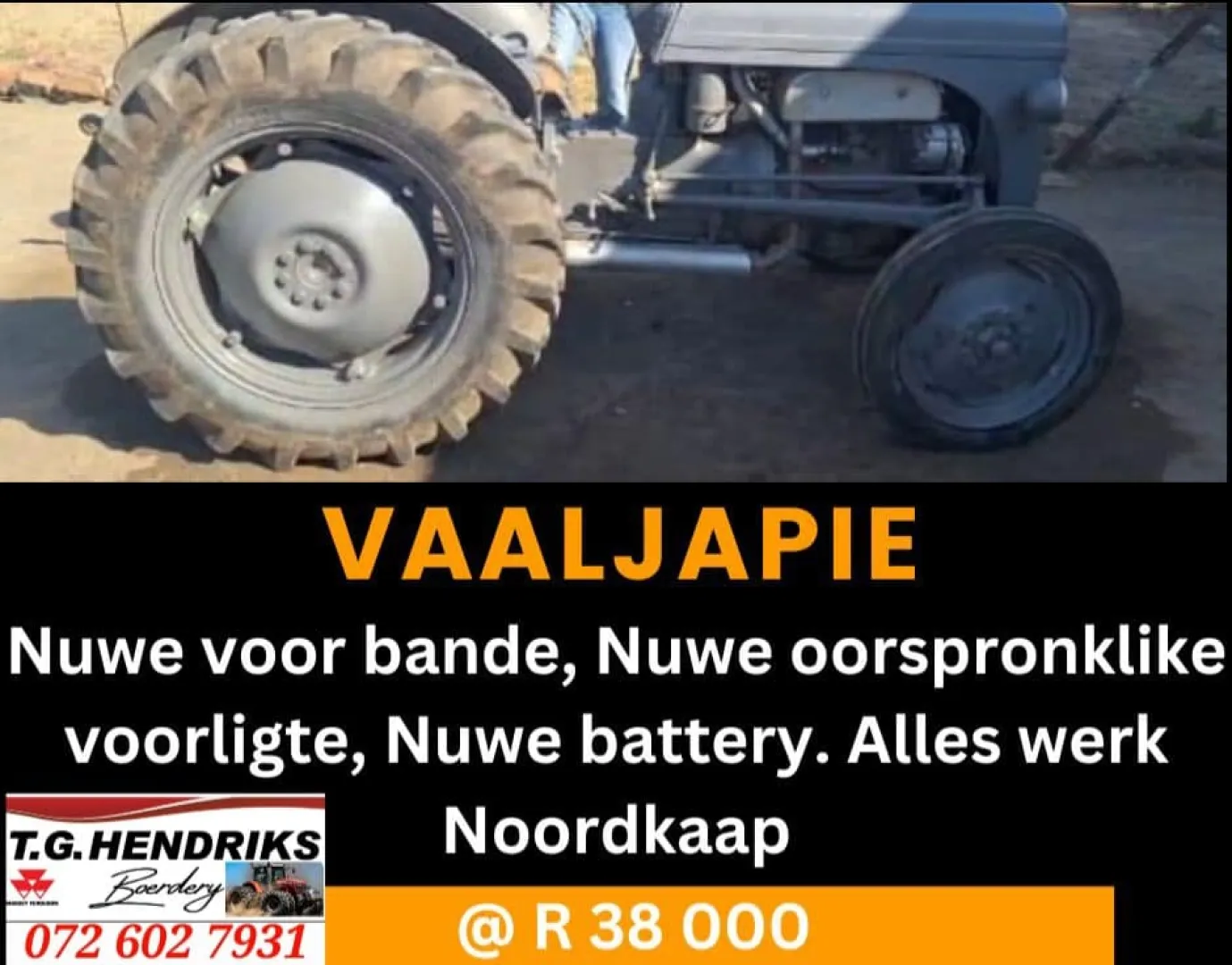 Vaaljapie | T.G Hendriks boerdery