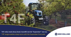 T4F range enables sharp turns with the Supersteer front axle | New Holland