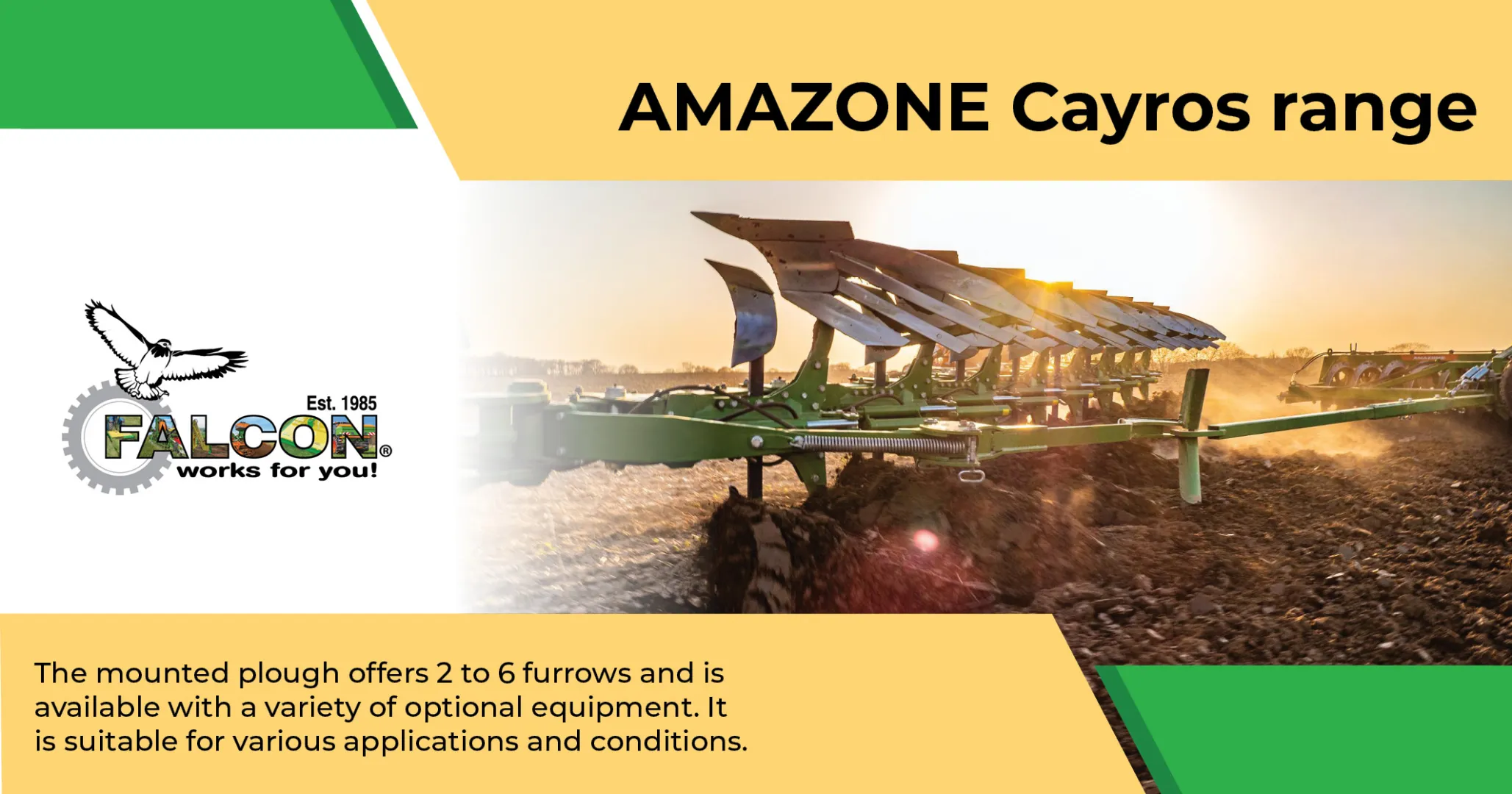 AMAZONE Cayros range | Falcon Equipment