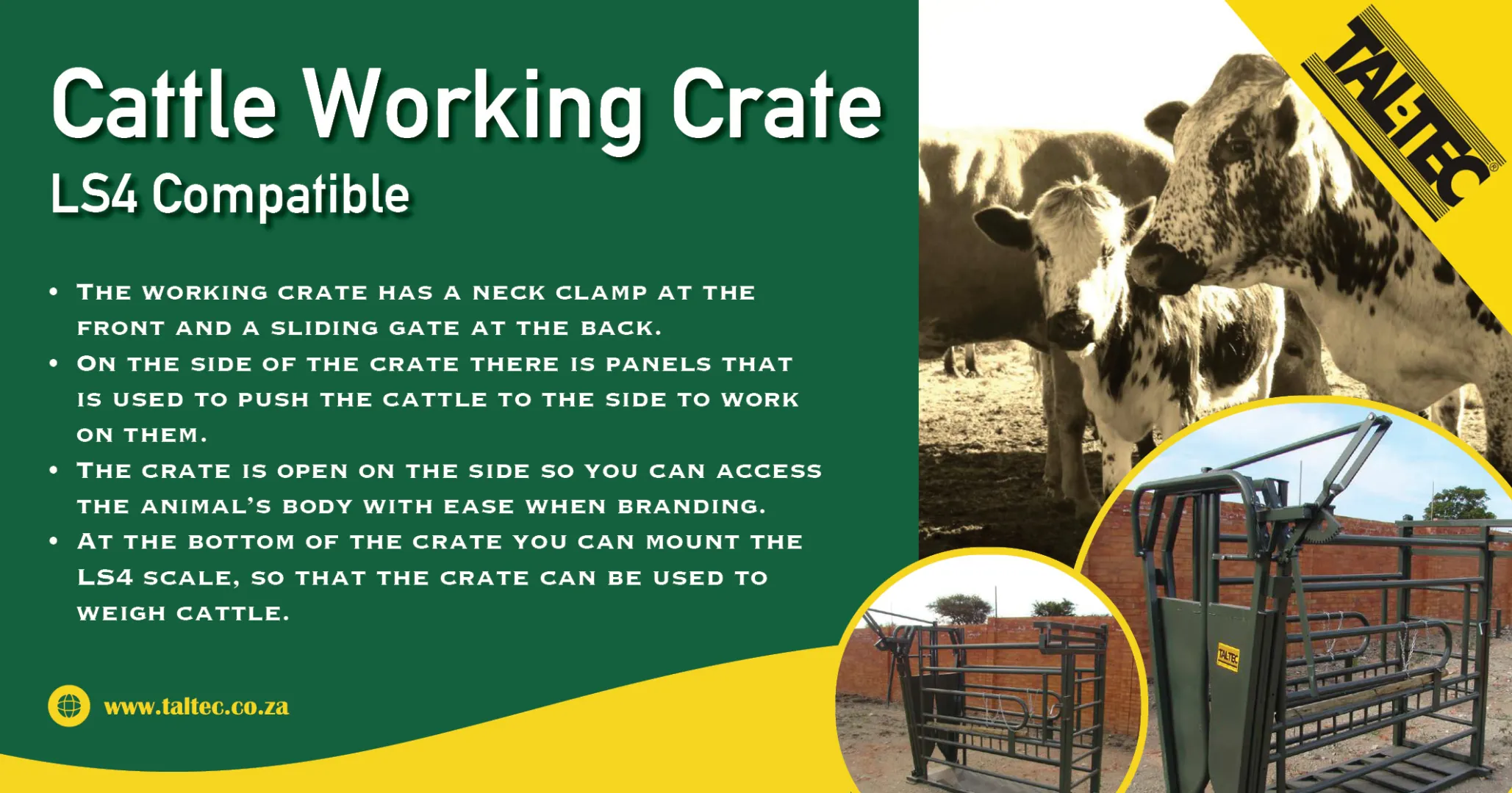 Cattle Working Crate | Tal-Tec