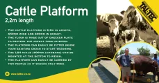 220 x 65 x 40cm Cattle platform | Tal-Tec