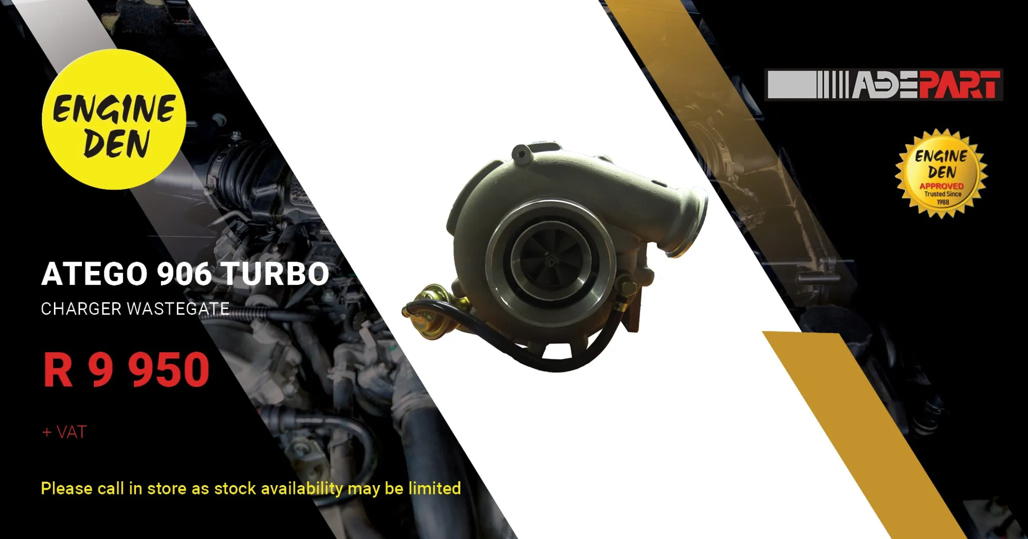 ATEGO 906 Turbo charger wastegate | Engine Den