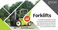 Forklifts available | Stucky Agri Equipment