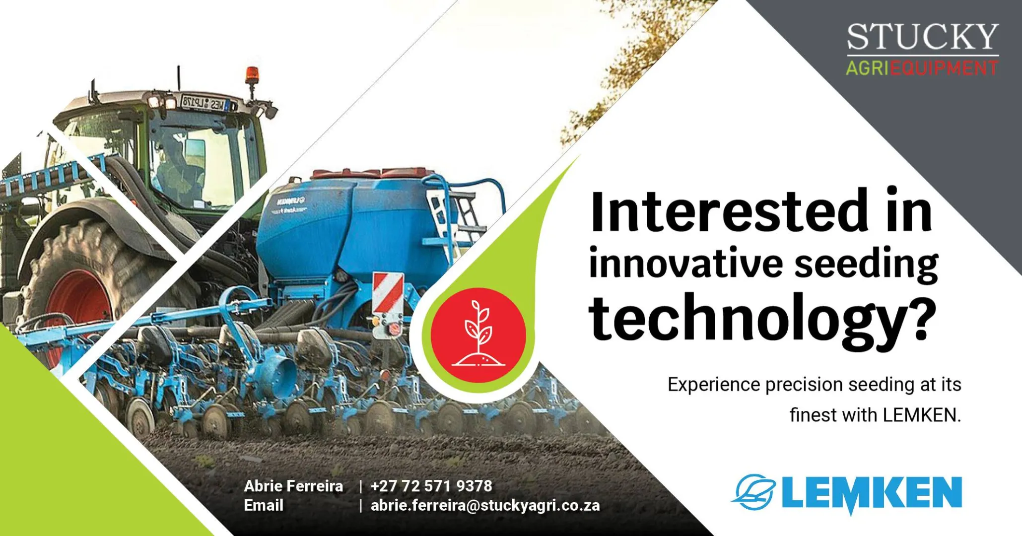 Interested in innovative seeding technology? | Stucky Agri Equipment