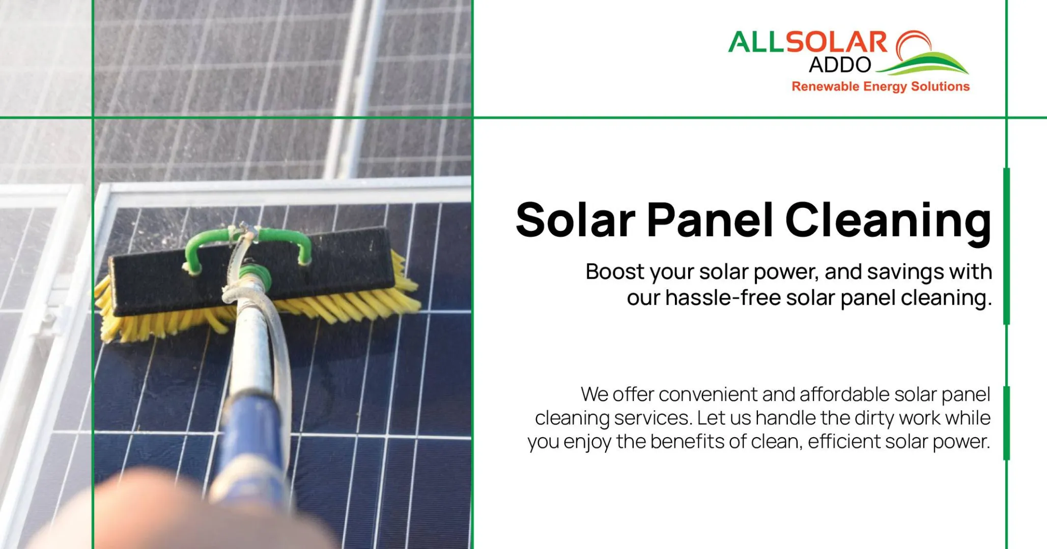 Solar panel cleaning | Allsolar Addo