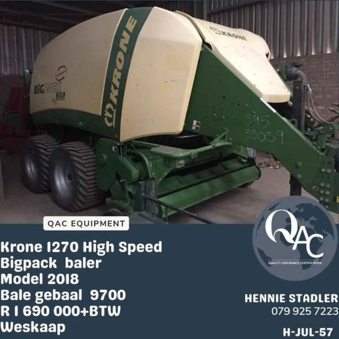 Krone 1270 Bigpack Baler | QAC Equipment