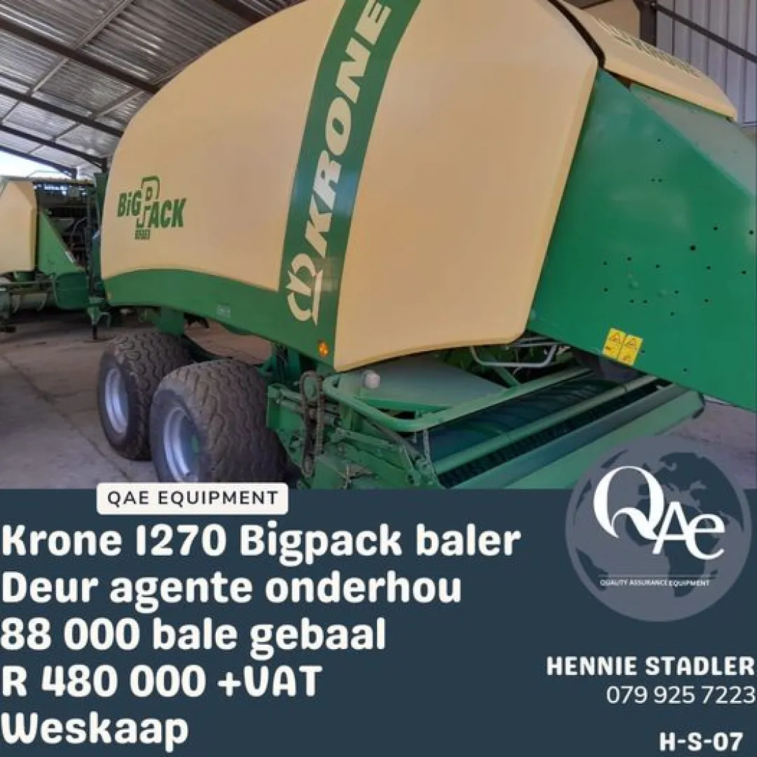Krone Bigpack Baler | QAC Equipment