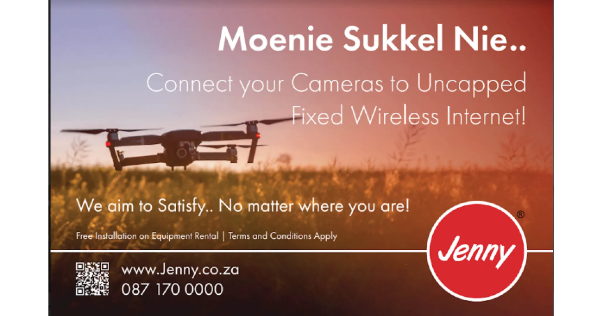 Connect your cameras to uncapped &amp; unthrottled fixed wireless internet | Jenny Internet