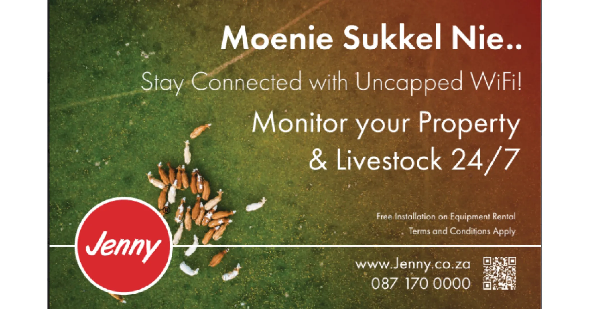 Monitor your property &amp; livestock 24/7 | Jenny Internet