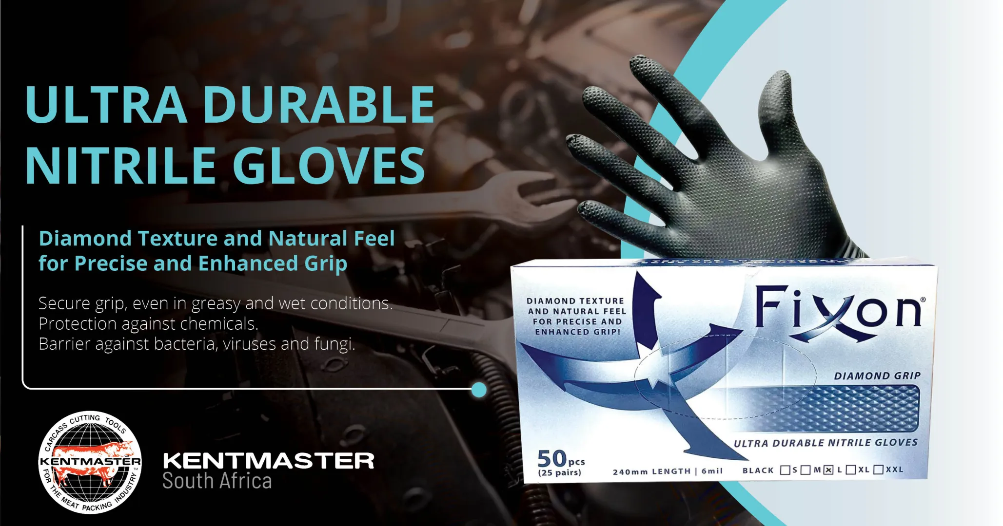 Ultra durable nitrile gloves | Kentmaster