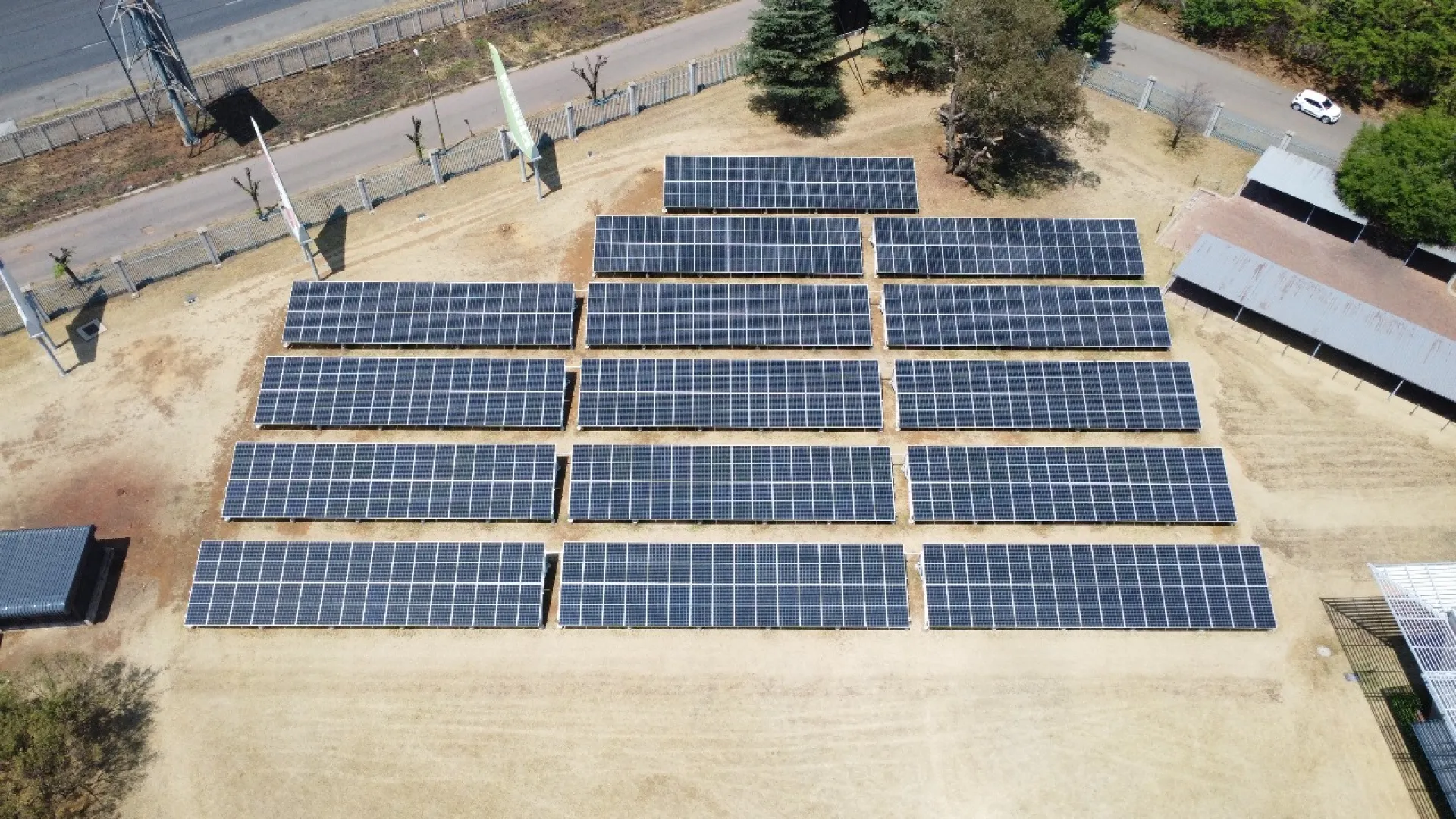 Ground mount solar structures, designed and manufactured | Solar Structures Africa