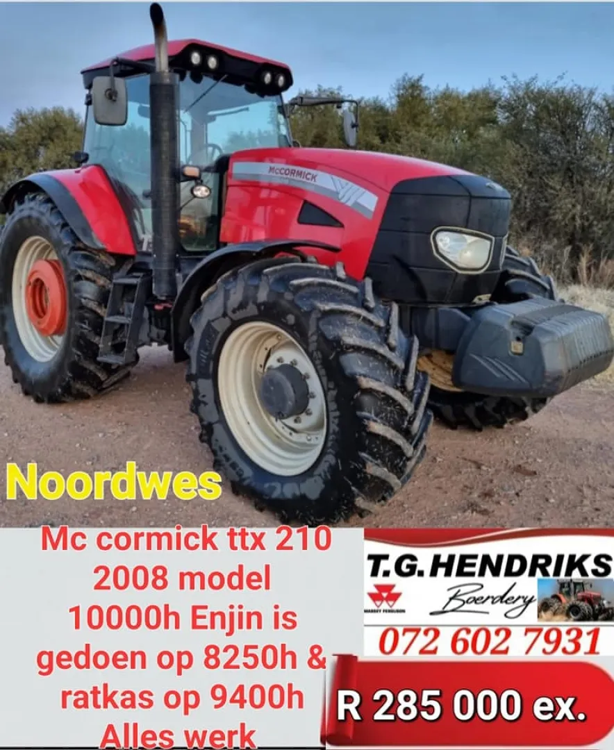 McCormick TTX 210 | T.G Hendriks boerdery