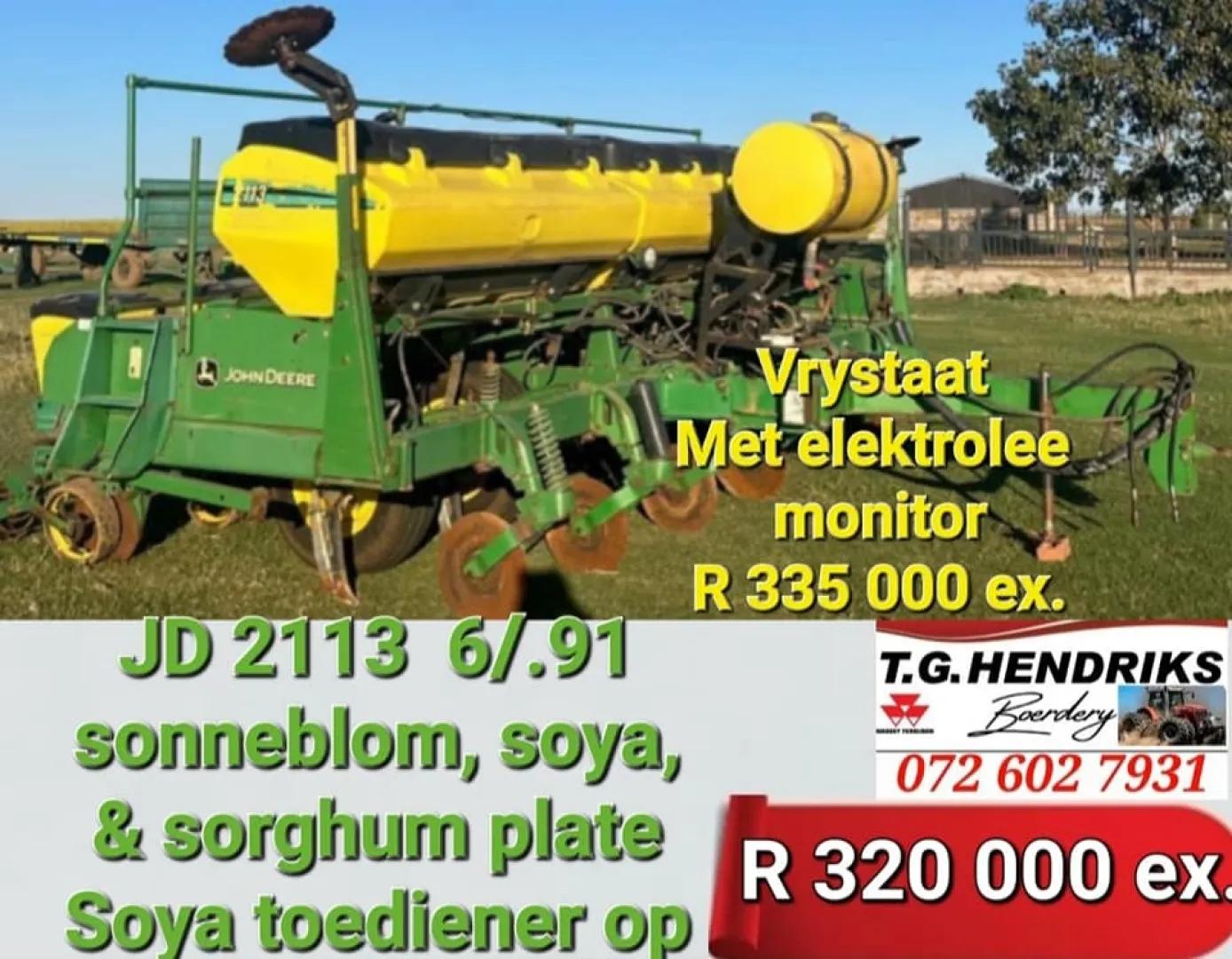 John Deere 2113 6.91 | T.G Hendriks boerdery