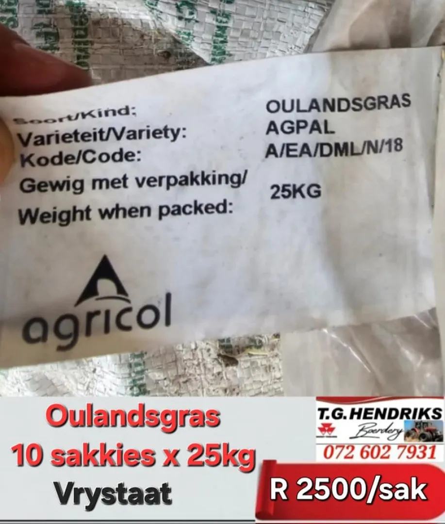 Oulandsgras | T.G Hendriks boerdery