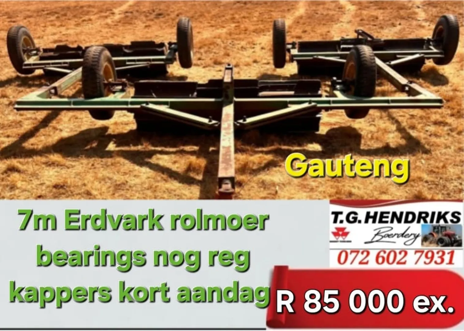 7m Erdvark rolmoer | T.G Hendriks boerdery