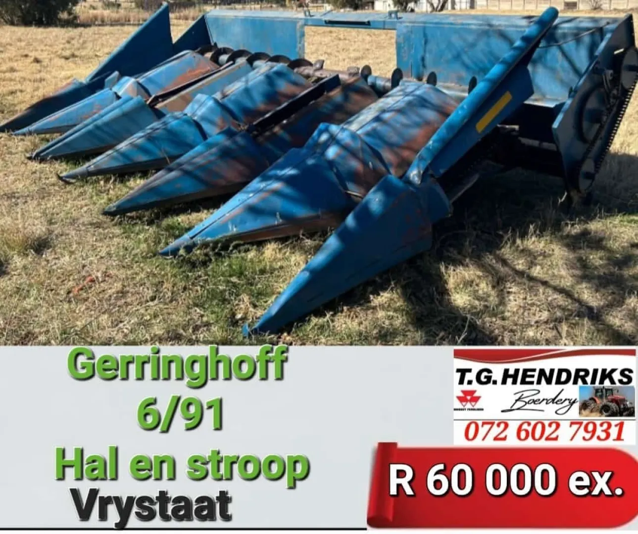 Gerringhoff 6/91 | T.G Hendriks boerdery