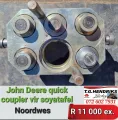 John Deere quick coupler vir soya-tafel | T.G Hendriks boerdery