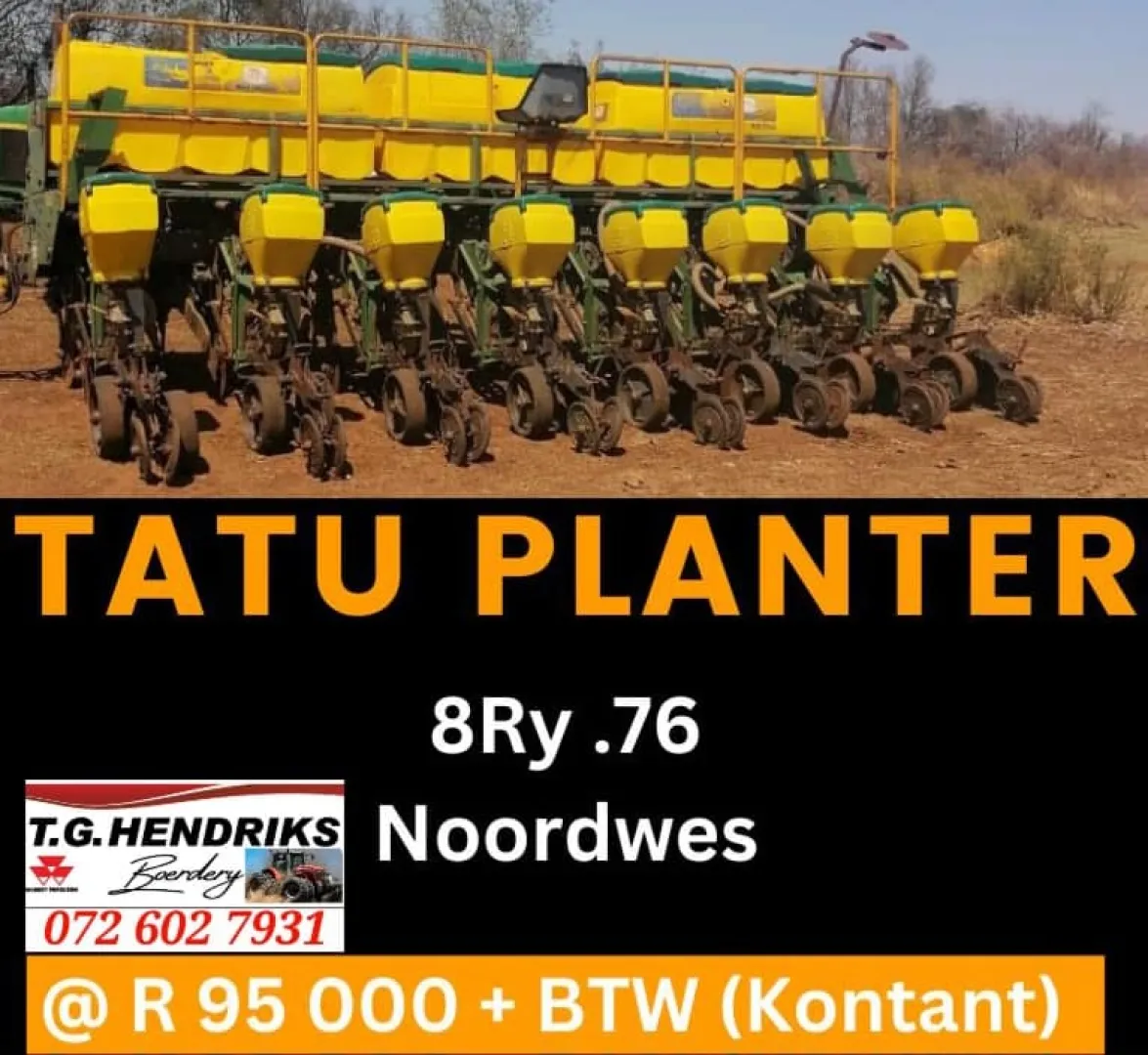 TATU planter 8 ry .76 | T.G. Hendriks Boerdery