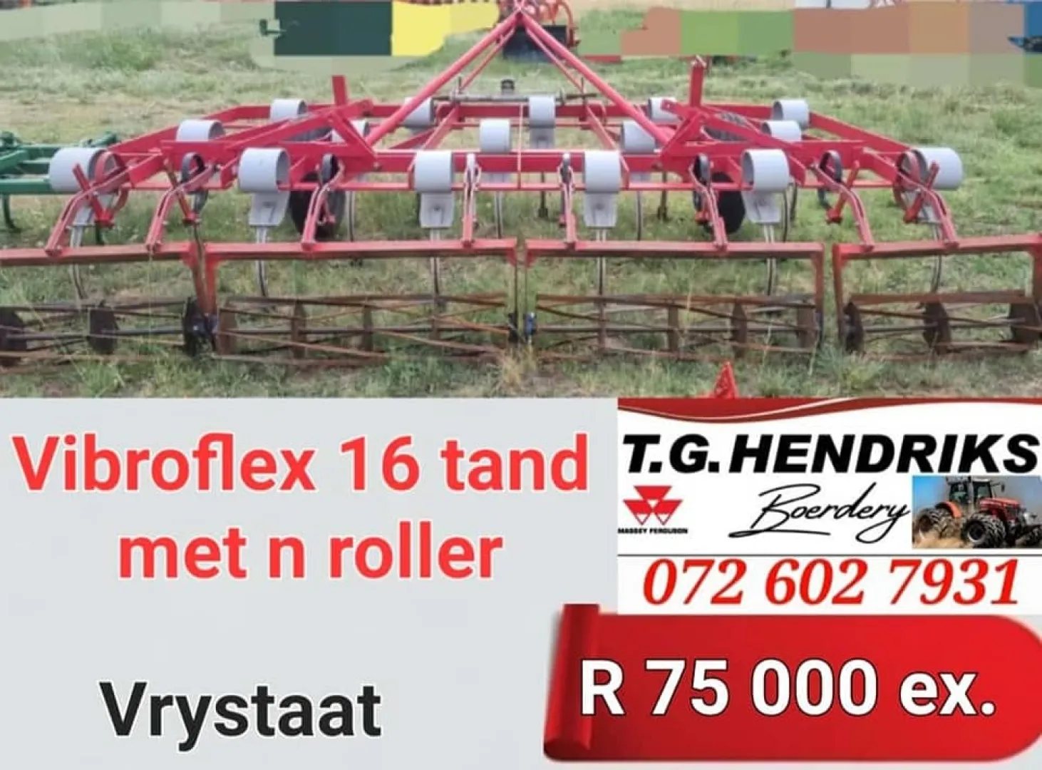 Vibroflex 16 met `n roller | T.G Hendriks boerdery