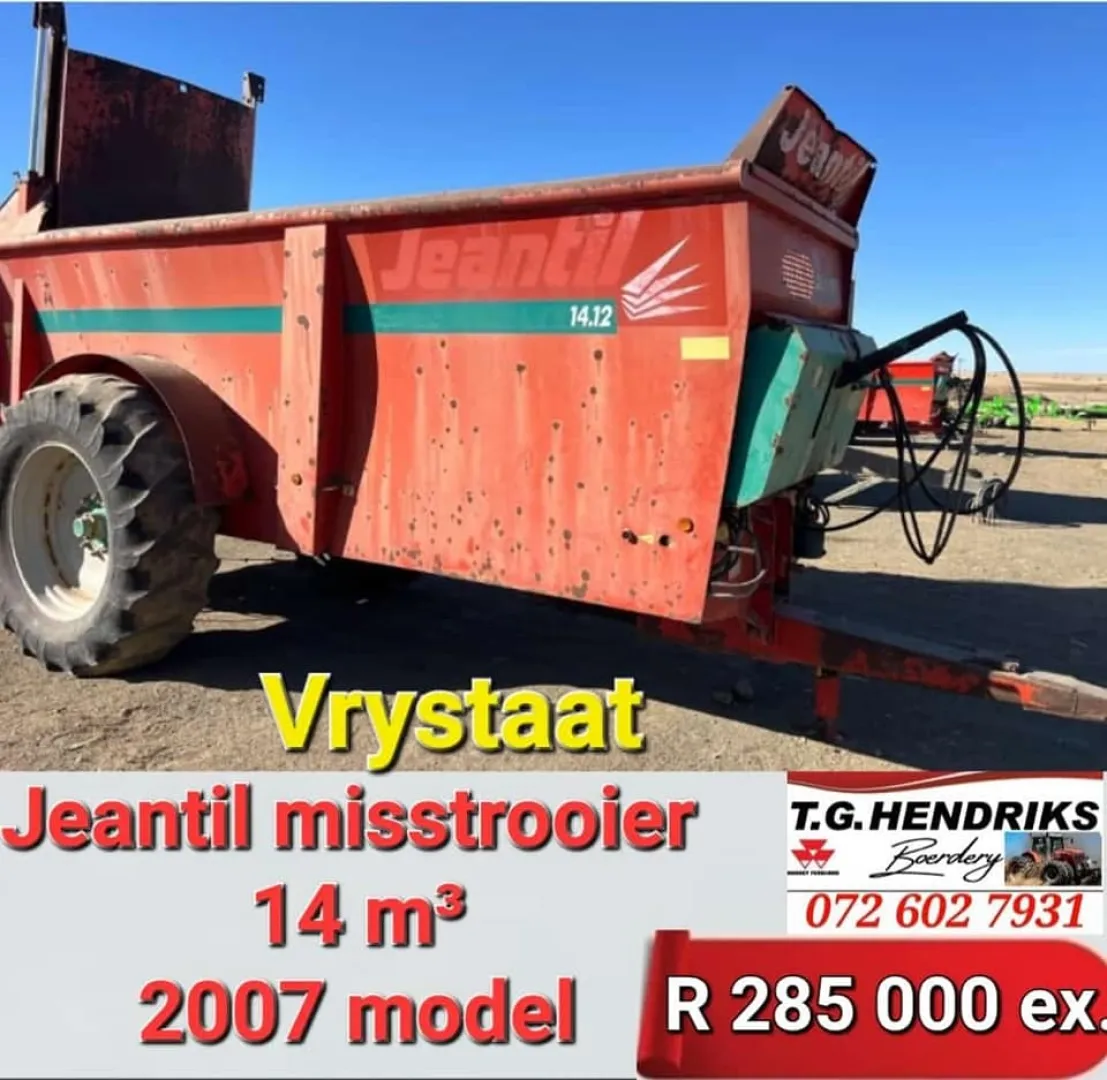 Jeantill misstrooier | T.G Hendriks boerdery