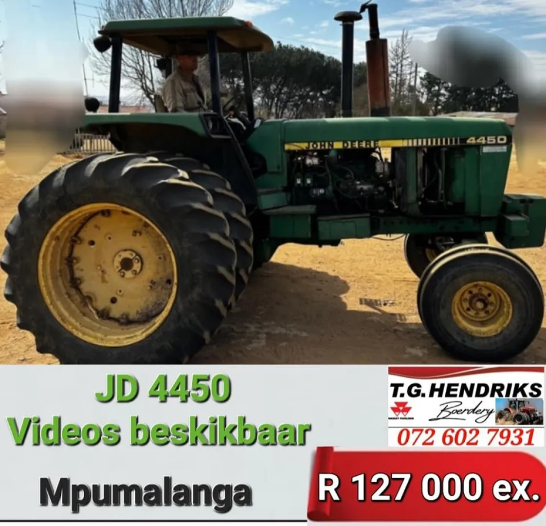 John Deere 4450 | T.G Hendriks boerdery