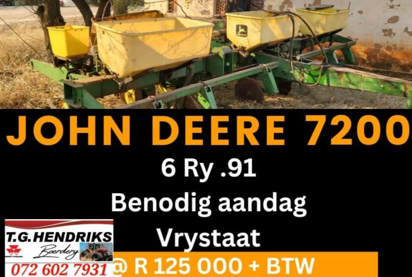 John Deere 7200 6ry.91 | T.G Hendriks boerdery