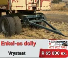 Enkel-as dolly | T.G Hendriks boerdery