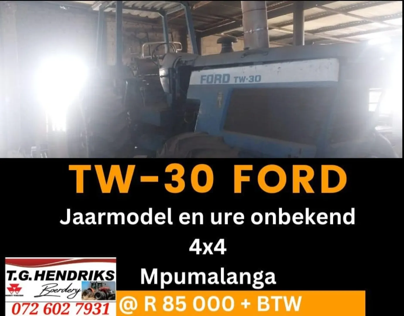 TW-30 Ford | T.G Hendriks boerdery