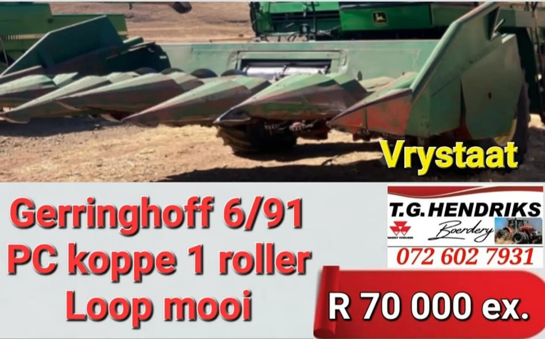 Gerringhoff 6/91 | T.G Hendriks boerdery