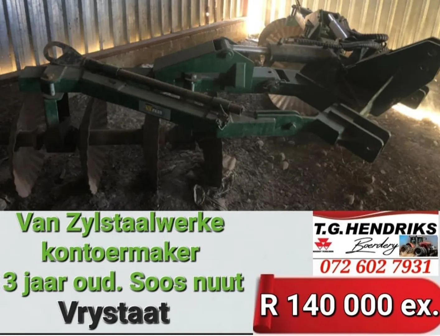 Van Zylstaalwerke kontoermaker | T.G Hendriks boerdery