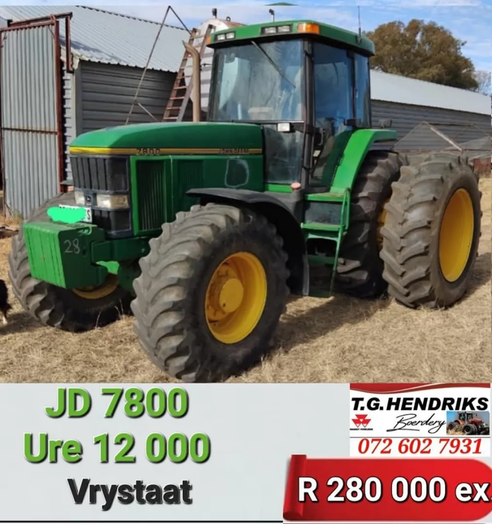 John Deere 7800 | T.G Hendriks boerdery