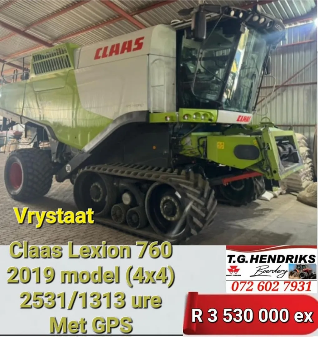 2019 Class Lexion 760 | T.G Hendriks boerdery