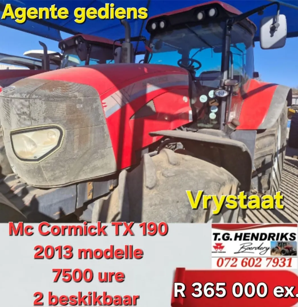 McCormick TX 190 | T.G Hendriks boerdery