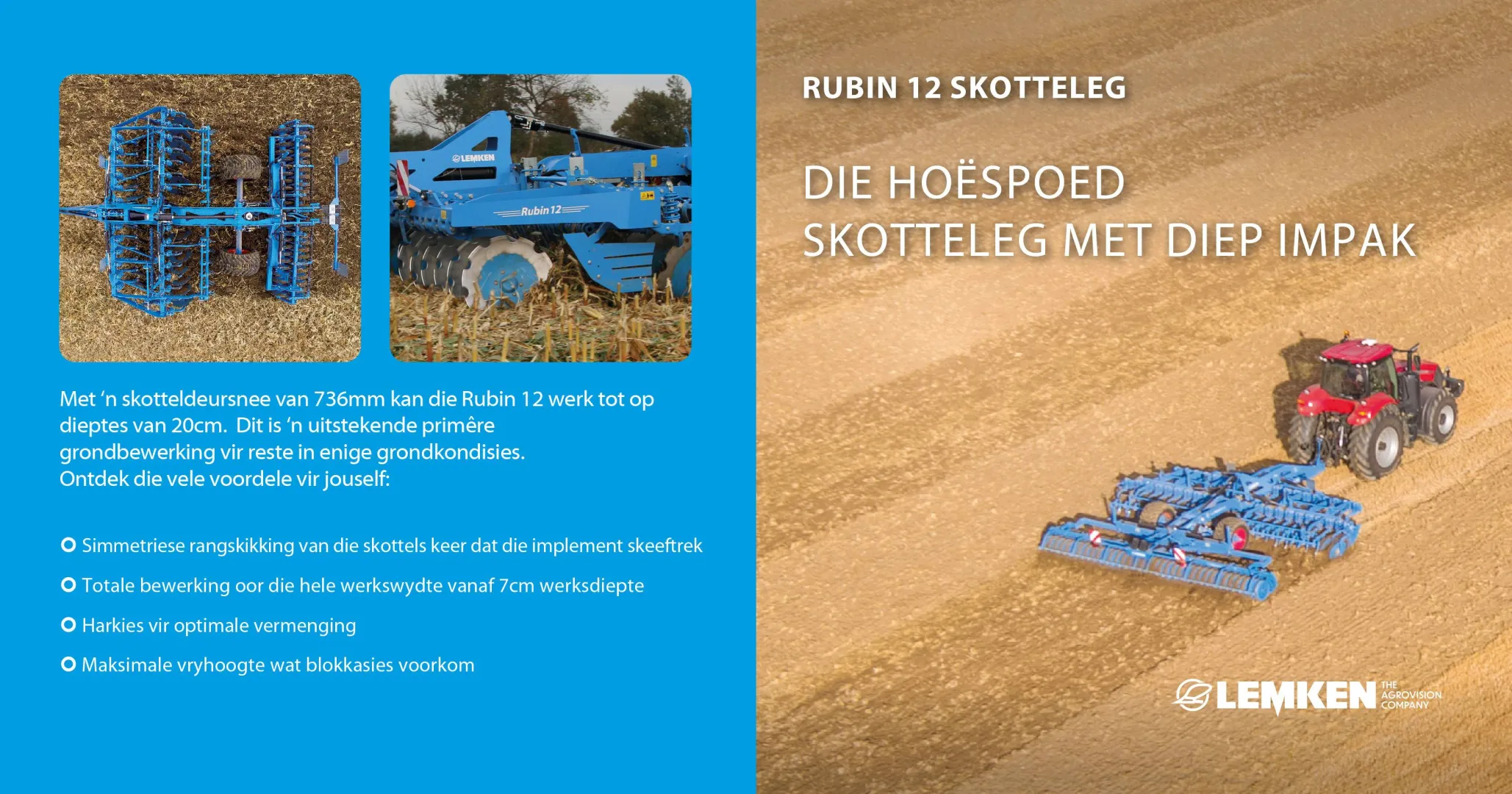 RUBIN 12 SKOTTELEG | LEMKEN
