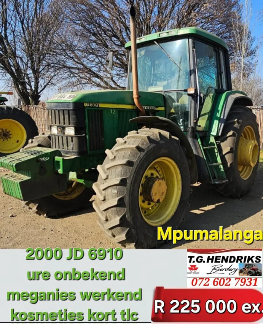 2000 John Deere 6910 | T.G. Hendriks Boerdery