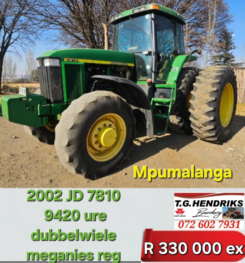 2002 John Deere 7810 | T.G. Hendriks Boerdery