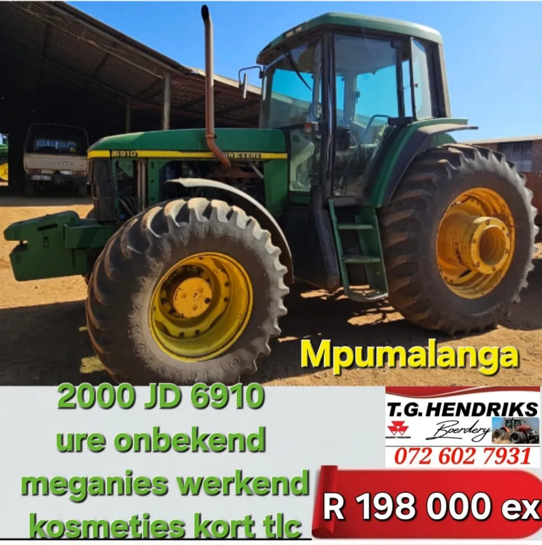 2000 John Deere 6910 | T.G. Hendriks Boerdery