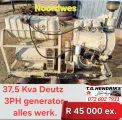37.5 Kva Deutz, 3PH generator | T.G. Hendriks Boerdery